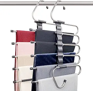 15 Best Closet Space Saver Items to Maximize Storage in Small Closets 2 Closet Space Saver Magic Pants Hangers Space Saving closetspacesaver.com